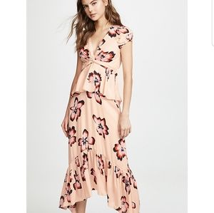 A.L.C. Silk Zadie Dress in Pink